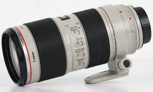 Canon 200mm is - 70-200mm, usm